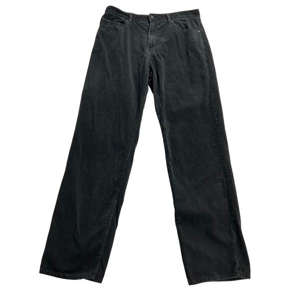 Calvin Klein Jeans Corduroy Pants Men's Straight Leg Gray Size 36 x 34 Casual - Picture 1 of 8